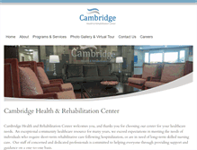 Tablet Screenshot of cambridgem.com